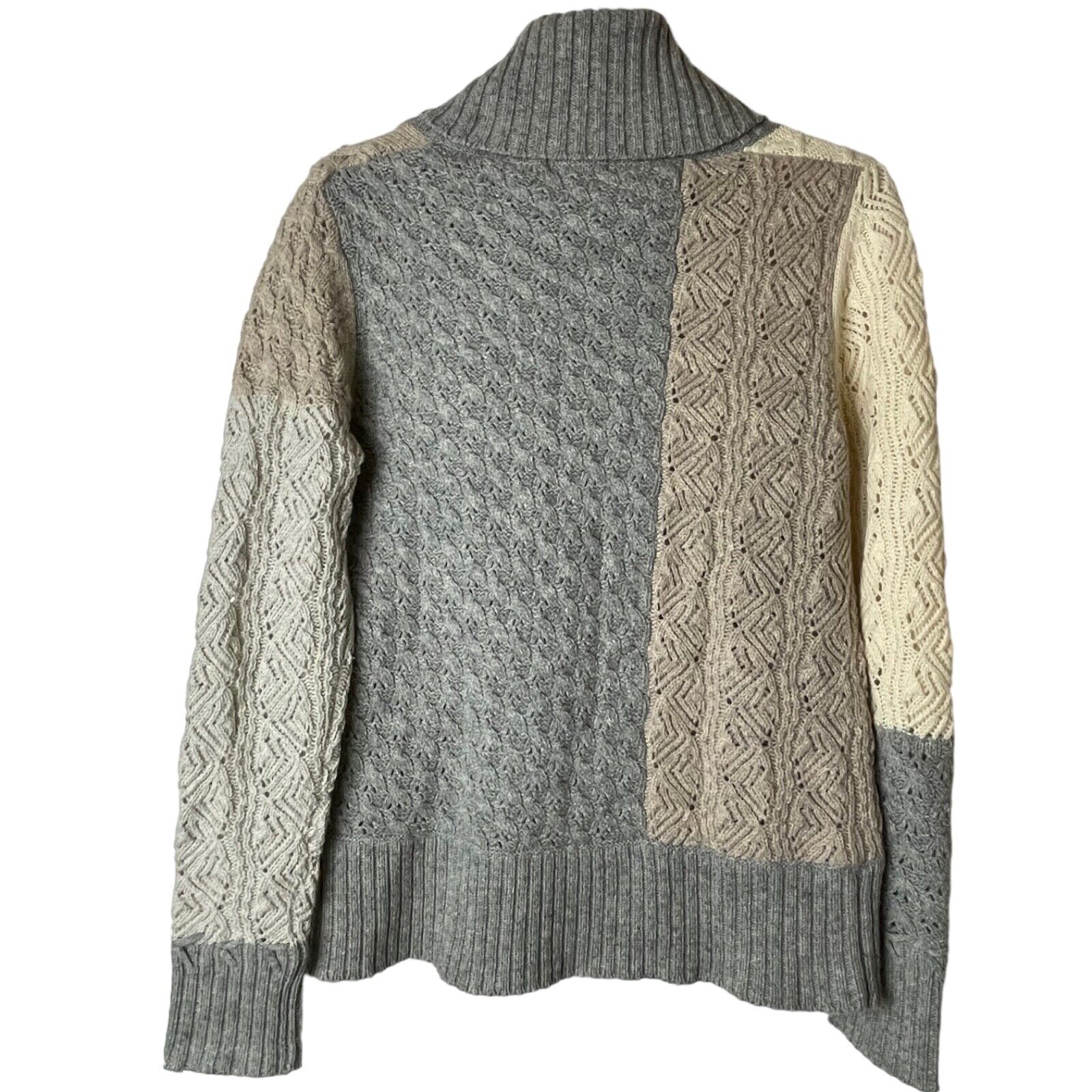 Sundance Lambswool Blend Patchwork Sweater Women’… - image 2