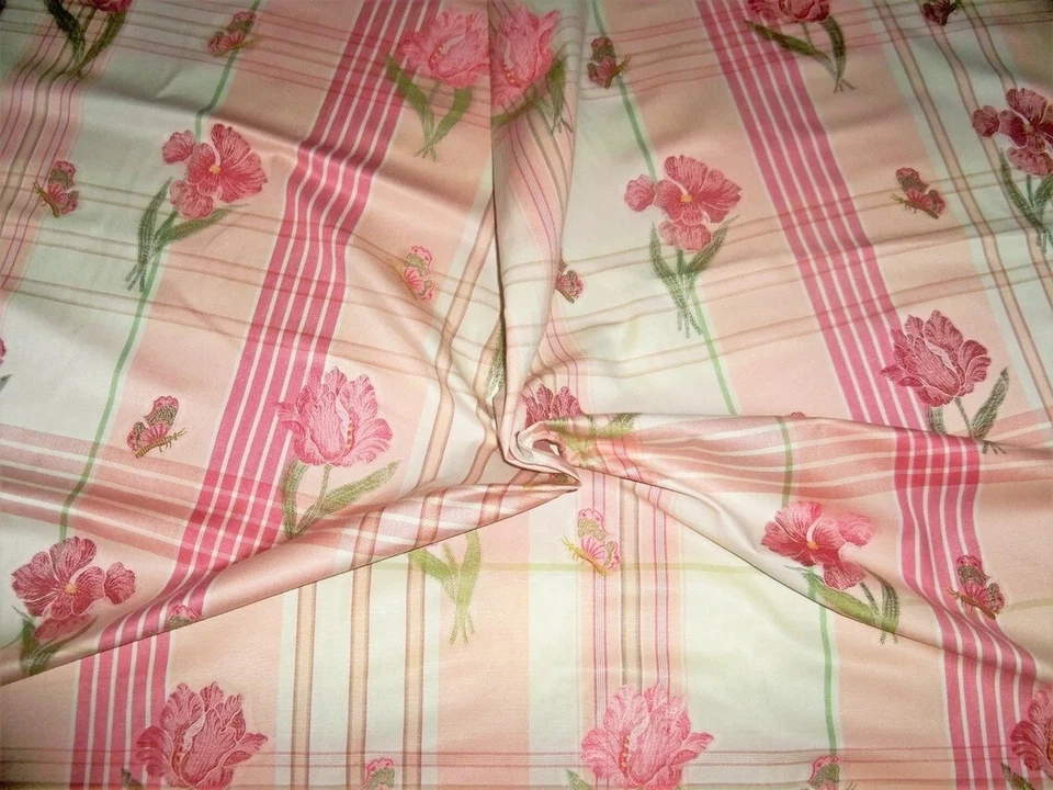 GP J BAKER BAKER LIFESTYLE ORSINO MARIPOSAS IRIS TELA TEJIDA A CUADROS 10,5 YARDAS Foto 3 de 4