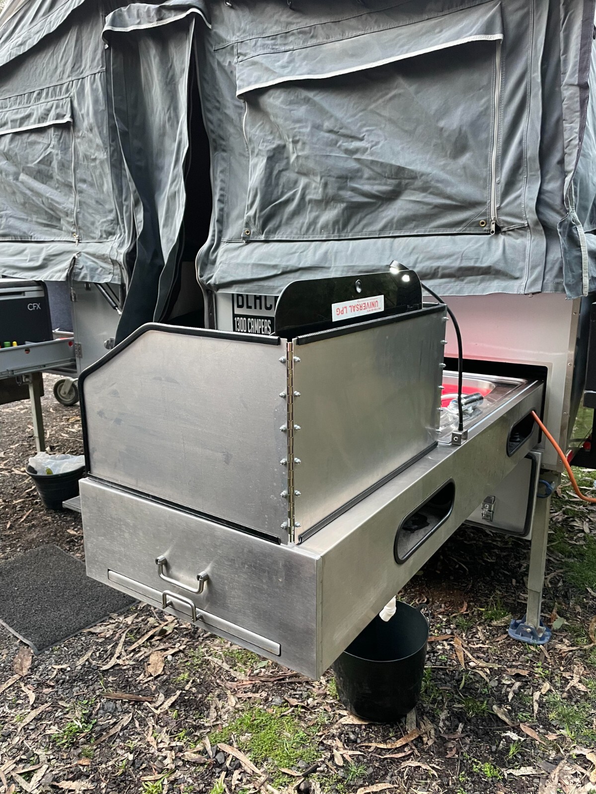 Folding Wind Deflector for Gas Stove Black Series. Dometic Cook Top eBay