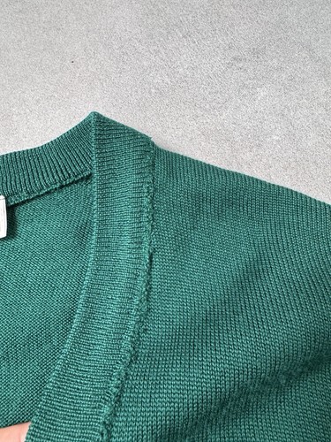 Vintage Lacoste Chemise Cardigan Size 6 Green Rare Men Made In France - Picture 8 of 24