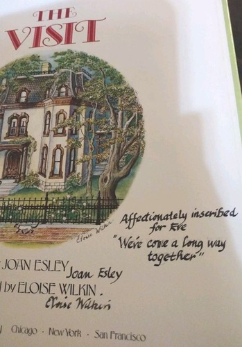 THE VISIT SIGNED Joan Esley & Eloise Wilkin 1980 1st Printing Vintage Hardcover - Picture 8 of 8