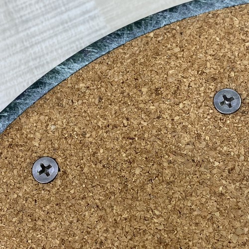 Vtg Godinger Silver Art Green Marble 10” Round Cheese Board Charcuterie Grapes  - Picture 9 of 9