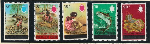 Gilbert Island postage - Lot 6: (1972-1978) Scott 2024 Catalog Val. $10.80 - Picture 12 of 16