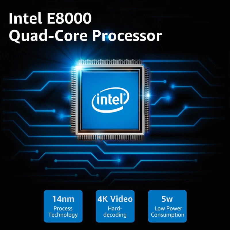 CHUWI 14.1in Windwos Laptop Computer PC Intel E8000 QuadCore 8G RAM 256G SSD - Image 3 of 4