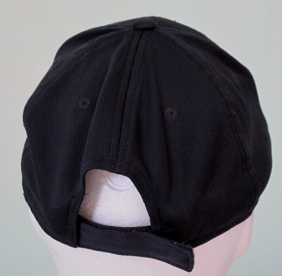 Tampa Bay Rays Hook & Loop Hat Black OC Sports Embroidered Logo Team