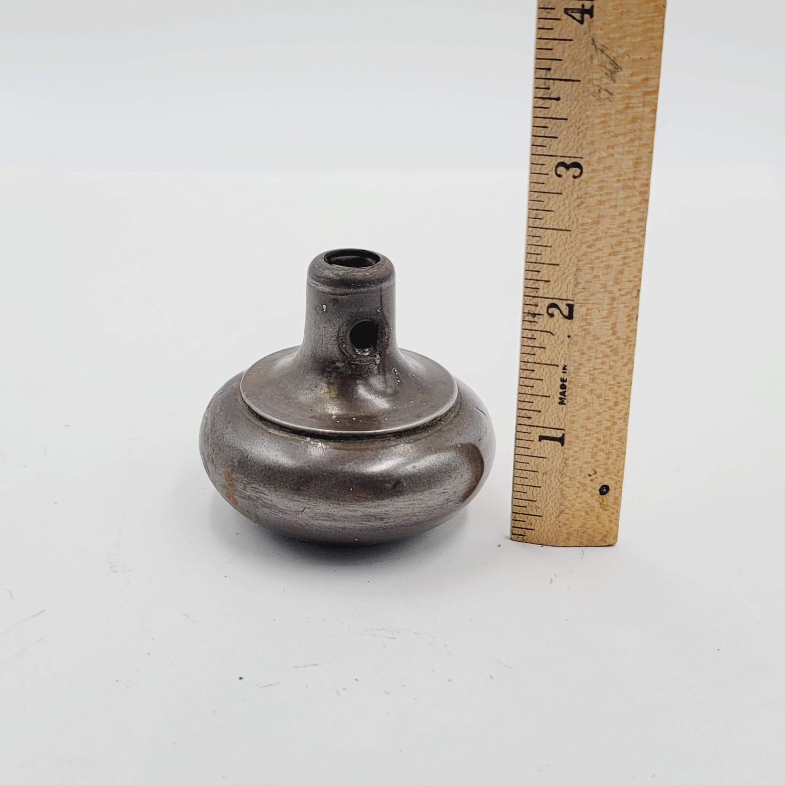 Vintage SINGLE Doorknob Steel Salvage Door Hardware  2106
