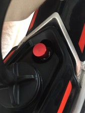 New HR TRS ONE/RR/Gold Trials Knurled Hand Turn Top Fuel Tank Mounting Nut Red