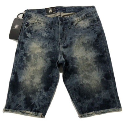Women's Rock & Republic Tweaker Tie Dye Denim Jean Shorts Size 6 Bermuda style