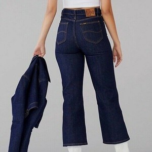 lee high rise wide leg jeans