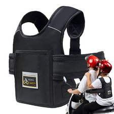 Child Motorcycle Adjustable Safety Harness with Safety Reflective Design