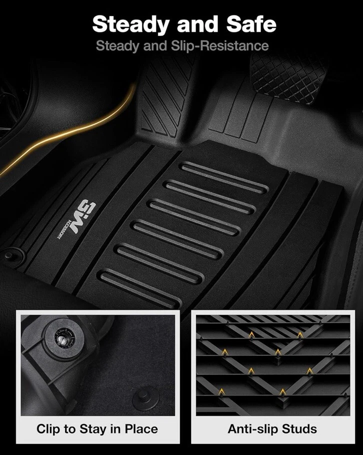 Alfombrillas 3W ajuste personalizado para Audi Q5/SQ5 2018-2023 2024 TPE todo tipo de clima Foto 3 de 4