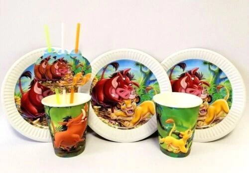 狮子王纸制聚会盘子