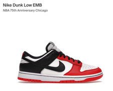 Size 8 - Nike Dunk Low EMB x NBA 75th Anniversary - Bulls 2021 for
