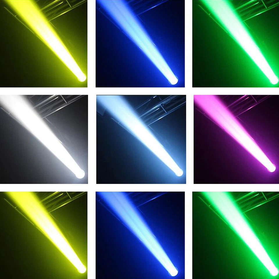 4PCS 90W Moving Head Light Beam LED Gobo DMX DJ Stage Light Disco Party Lights - Image 3 of 4