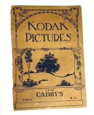 Kodak Picture Photo Envelope Cadby Bros. Art Shop Utica New York Advertisement