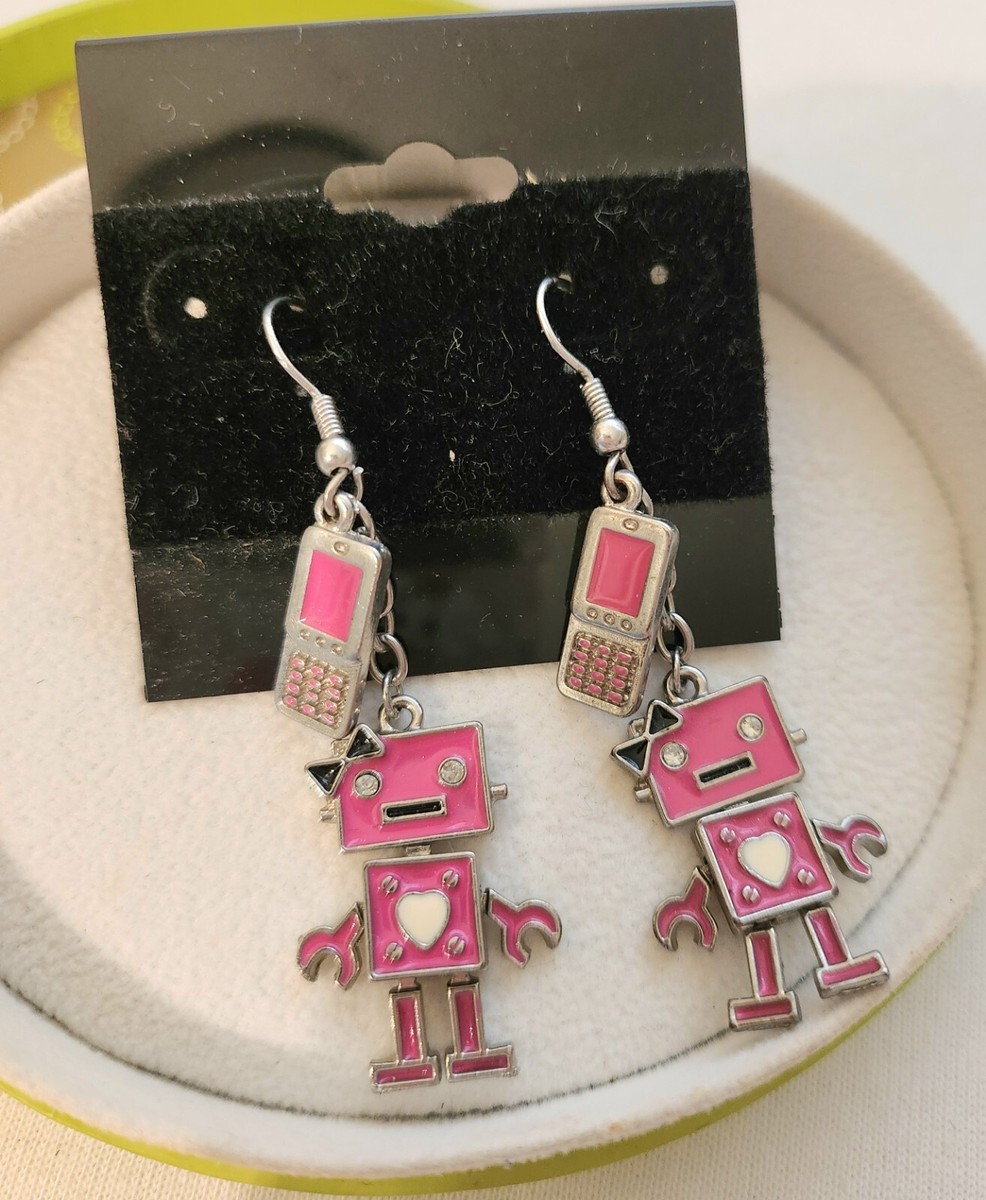 Orecchini Sparkle blu e argento - Gioielli - Orecchini - di La piet... | su MissHobby