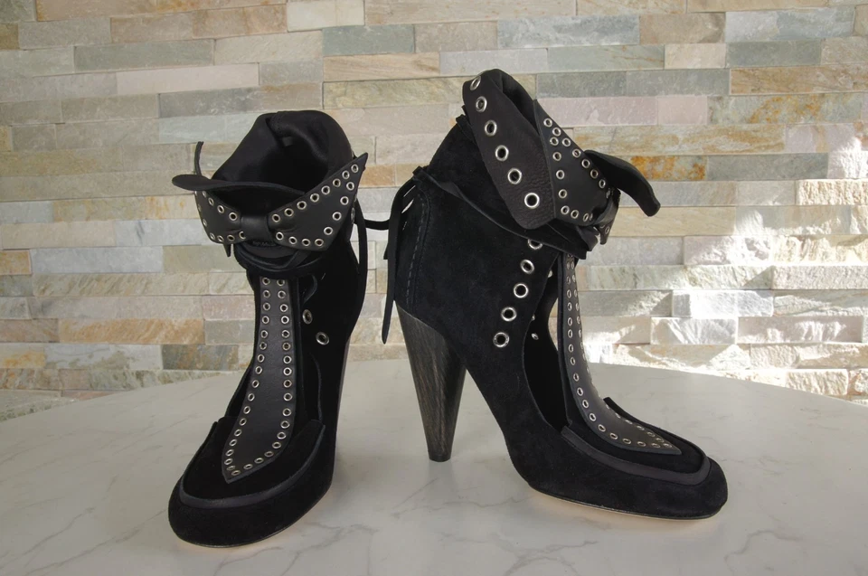 ISABEL MARANT 38 Botines Botas Zapatos Negros Nuevos Ex-Precio Recomendado 630 € - Imagen 3 de 4