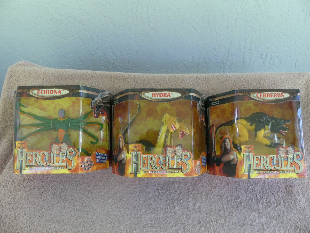 Hercules Legendary Journeys Figures Set Lot of 4 Cerebus Hydra
