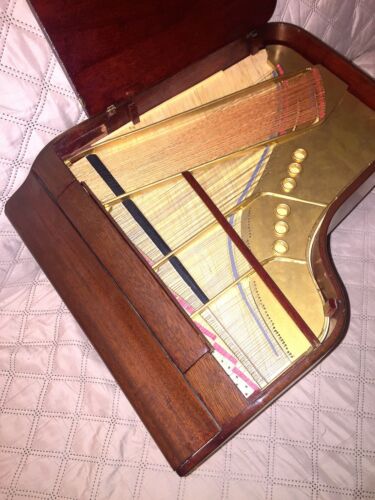 MODEL GRAND PIANO MID-CENTURY STYLED BY ED KLEIN 9 3/4" IN HEIGHT - VERY NICE!!! - Picture 10 of 12