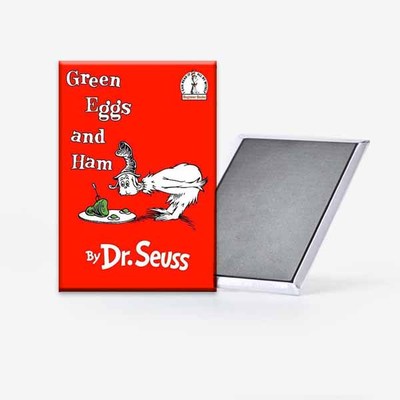 Green Eggs and Ham Book Cover Refrigerator Magnet 2x3 Dr. Seuss