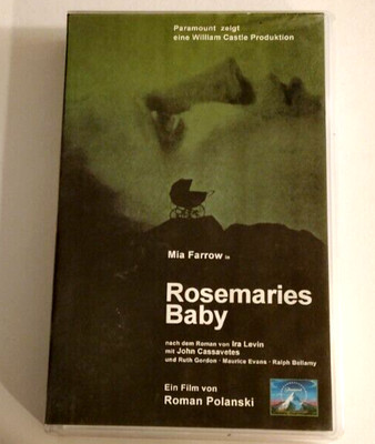 Rosemaries Baby - Roman Polanski - Paramount - CIC Video - 1968/1994  - VHS