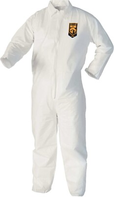 KleenGuard A40 Liquid & Particle Protection Coveralls (37687), 2XL, Box Of 25