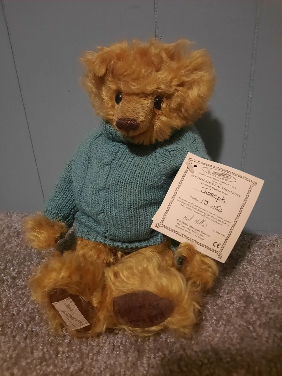 2024-25 秋冬新作 Dean's 13/150 #ed Bear Edition Limited Company Book Rag 体長10cm - 30cm