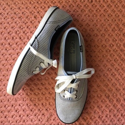 striped canvas shoes