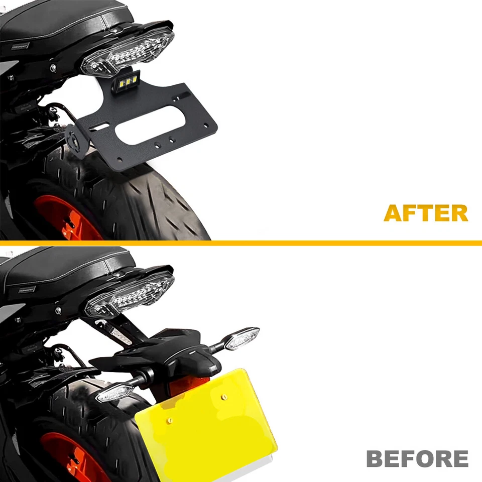 Soporte eliminador de guardabarros apto para Yamaha MT-10 FZ-10 2017-2024  Foto 4 de 4