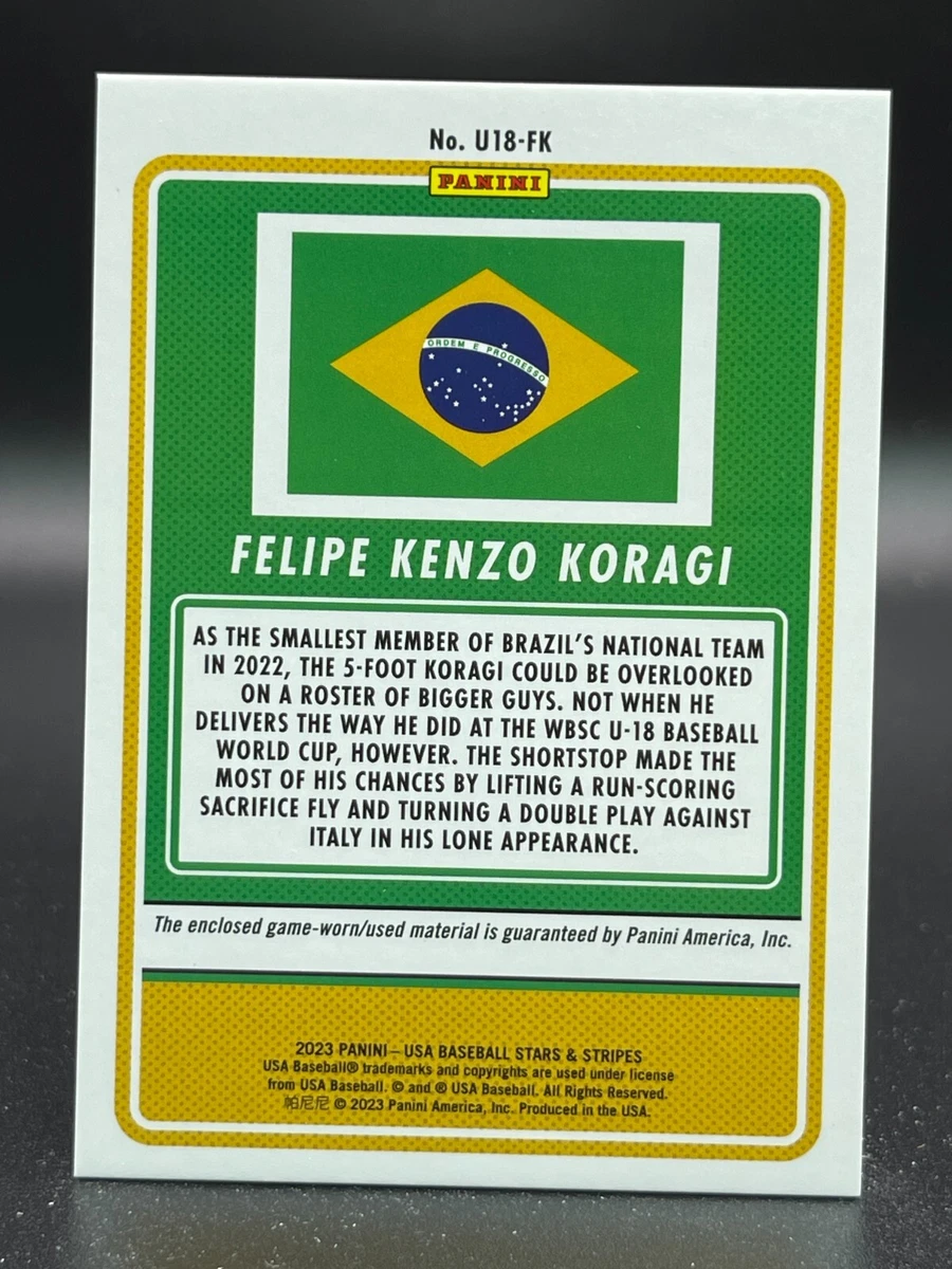 2023 Panini USA Stars Stripes FELIPE KENZO KORAGI Relic White
