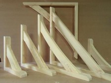 Gallows Bracket Timber Wooden Curved Brace Canopy other sizes available