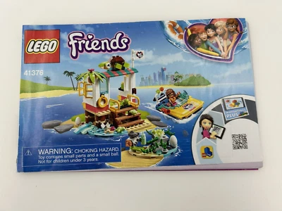 Lego Friends 41376  Instructional Manual Only - Image 1 of 2