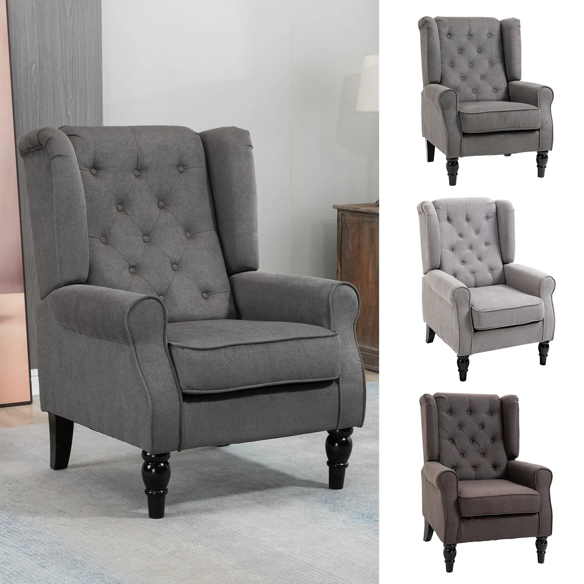 Wingback patio on sale accent chair