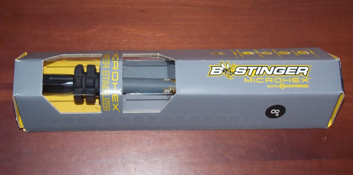 BEE STINGER MICROHEX 8 Hunting Stabilizer in Black | Hunter's Friend