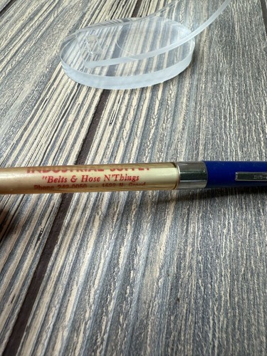 Vintage Ray Nobis Industrial Supply Advertising Pen Gold & Blue - Picture 4 of 7