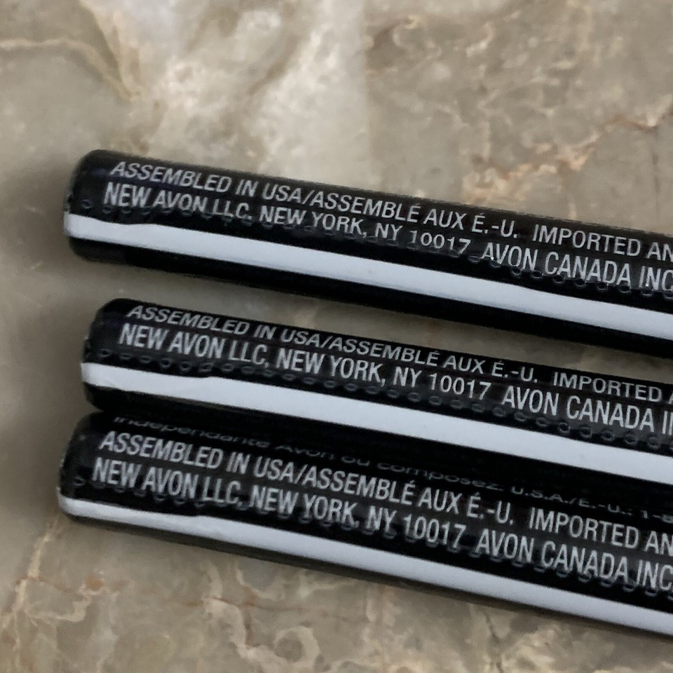 3 Avon True Color Glimmersticks Lip Liner Chocolate Lipliner Set Lot