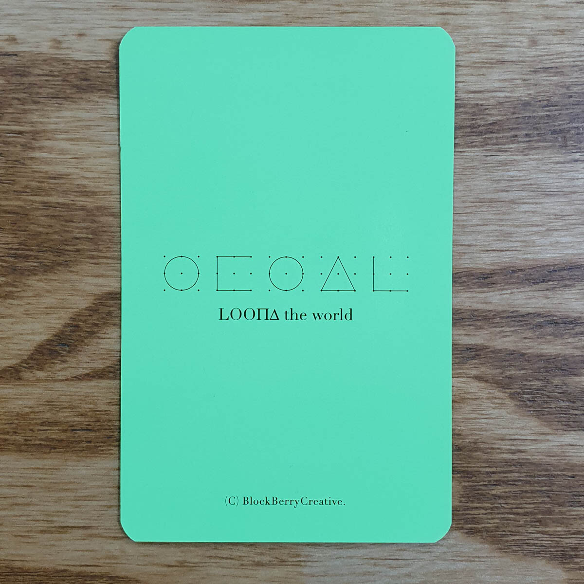 Hyunjin Official Photocard Loona 3rd Mini Album 12:00 Monthly Girl