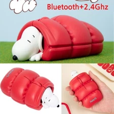PEANUTS Snoopy Figure Bluetooth Wireless Mouse(Free Ship)