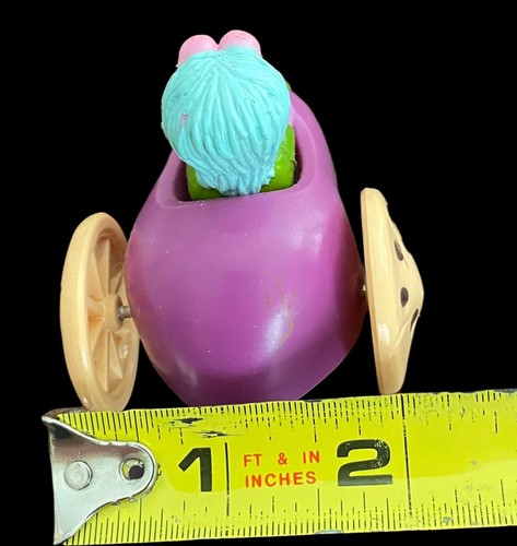 McDonalds Fraggle Rock Mokey in Eggplant Car Jim Henson Purple Vintage 1988 3” - Picture 11 of 12