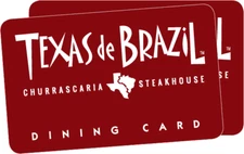 Texas de Brazil (2) $50 Gift Cards total of a $100 Gift Card, Choose Local P/U