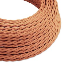 Vintage 2/3 Core Fabric Lighting Cable Twisted / Braided Fabric Flex Color Wires