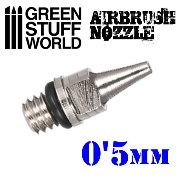 Obturador para Aerografo de 0,5mm - Para Modelismo Miniaturas Pintura Maquetas