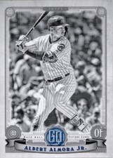2019 Topps Gypsy Queen Black and White #91 Albert Almora Jr. /50 - NM-MT