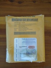 MicroSoft Works Suite 2001 w Product Key - 6 Disc Set w Encarta - SEALED