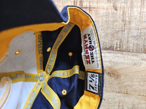 Vintage ZEPHYR Z Fitted Hat CAL UC BERKELEY BEARS Men's 7 1/8 Blue Cap Baseball - Picture 4 of 6