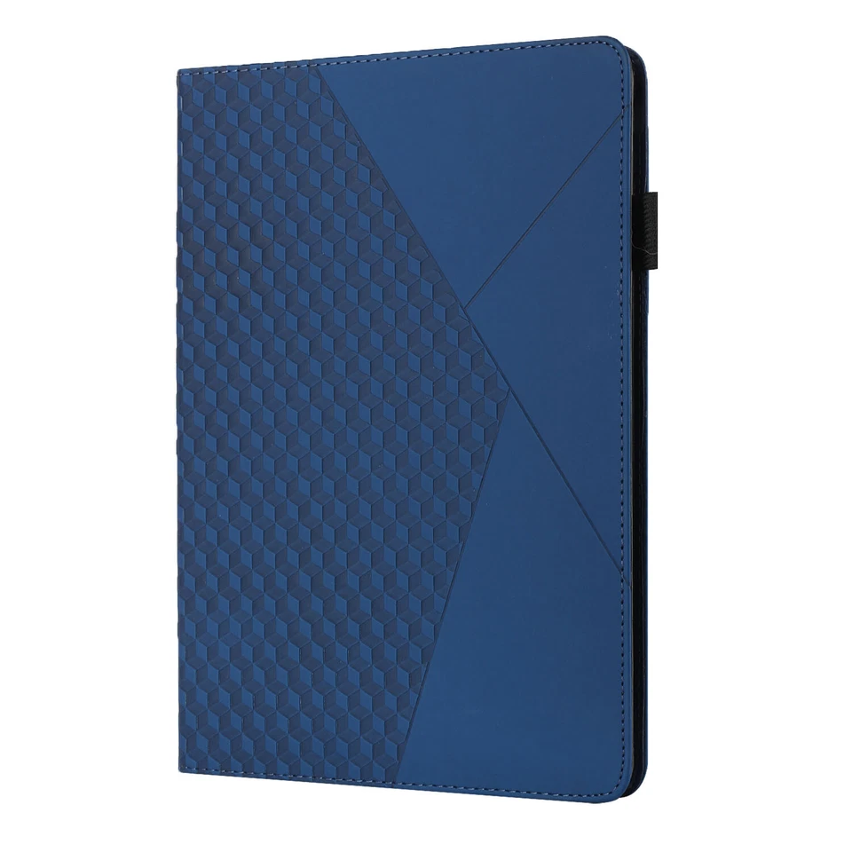 Folio Cube Pattern Leather Auto Smart Sleep/Wake Stand Case Cover For Apple iPad - Image 4 of 4