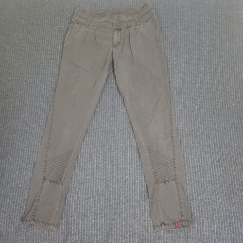 Esprit Edc Damskie spodnie chino Spodnie z tkaniny Spodnie rozm. 32 Regular Brąz Bawełna  - Zdjęcie 1 z 16