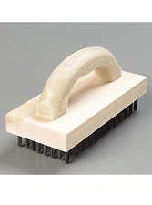 Butcher, Block Brush Flat Steel Metal Bristle W/ Handle 9" X 4" 