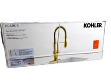 Kohler Clarus Semi-Professional Kitchen Faucet in Vibrant Brushed Moderne Brass