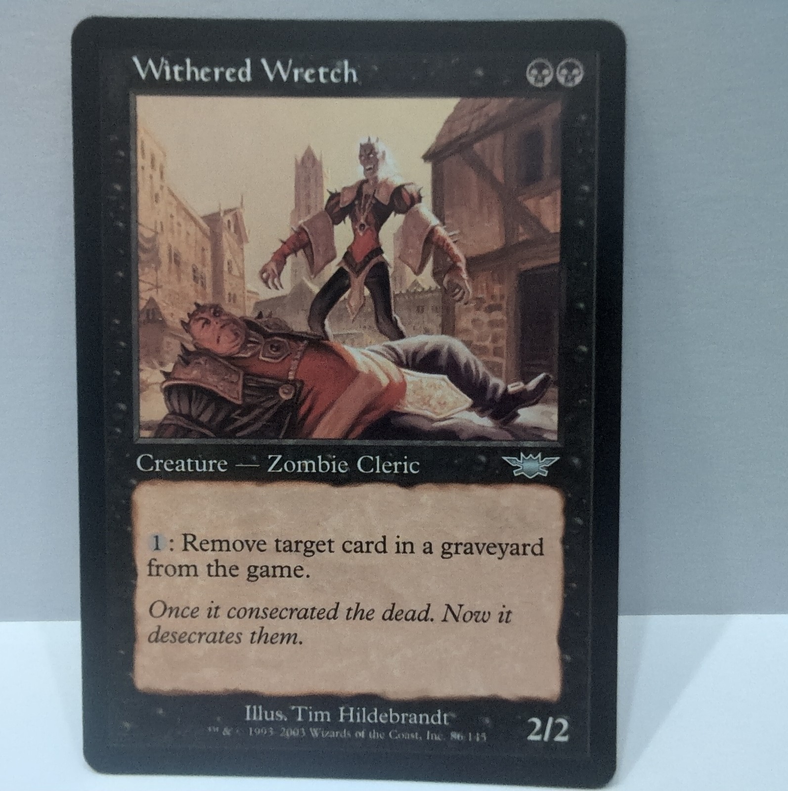 Withered Wretch MtG #86 Legions LGN Magic The Gathering EX/NM Zombie Regular 